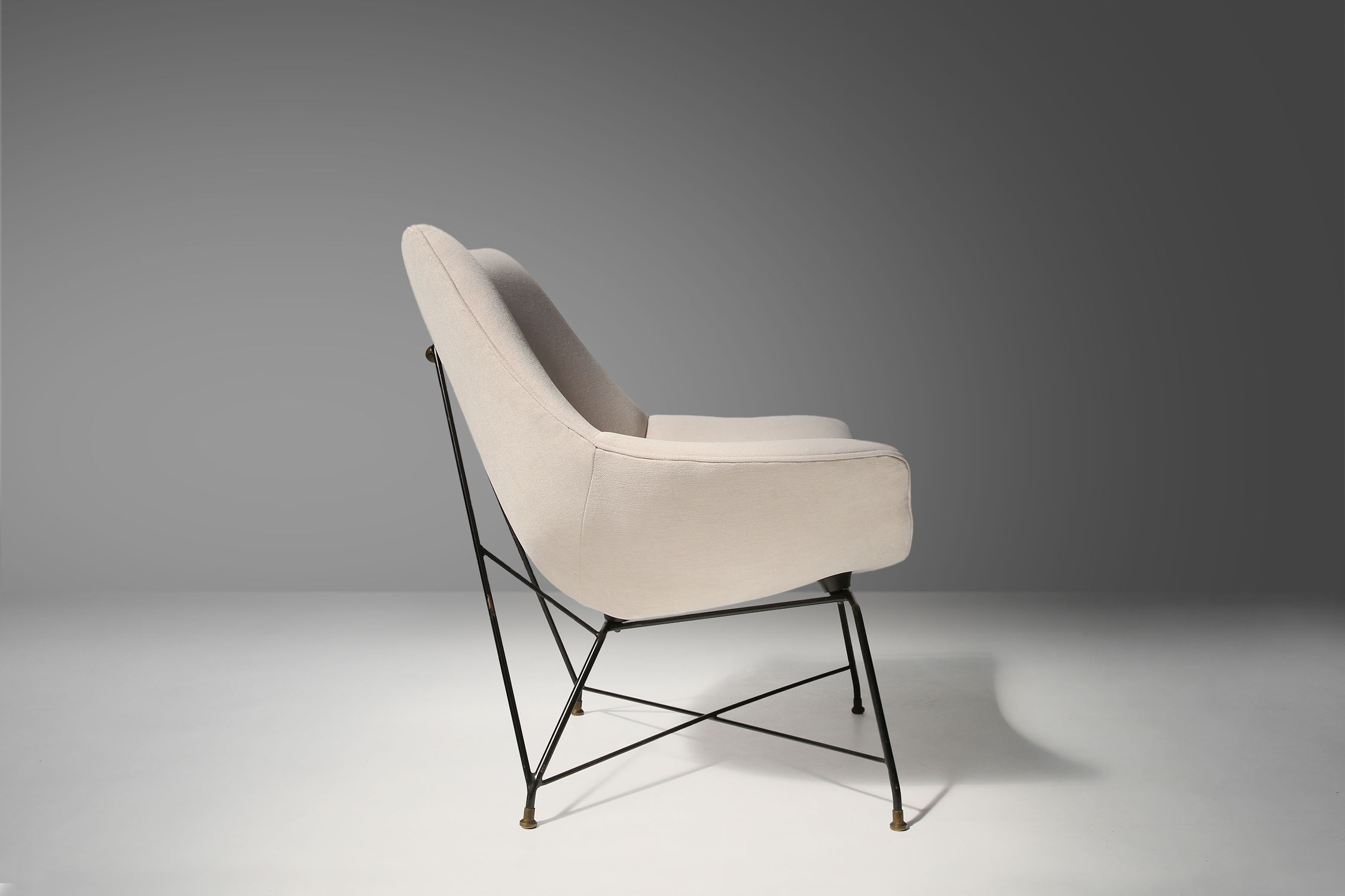 Cosmos Living Room Set of 3 by Augusto Bozzi for Saporiti, Italy, 1954 thumbnail